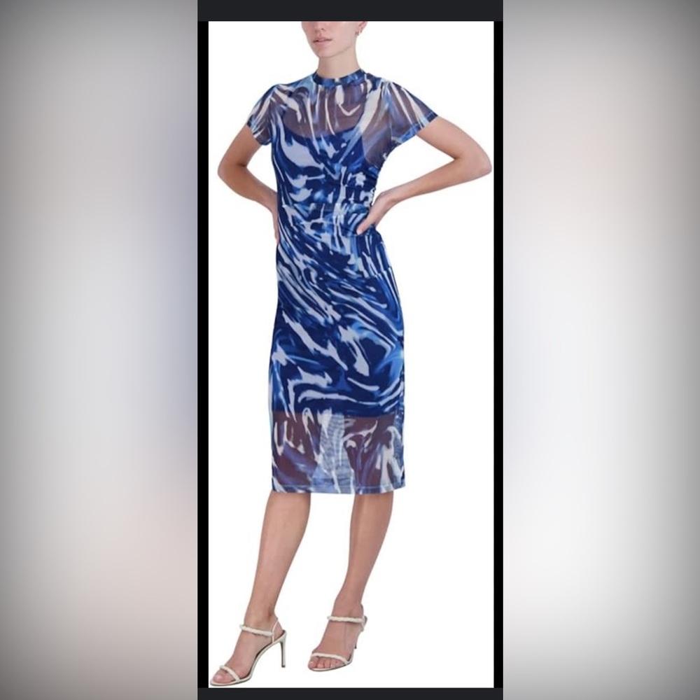 BCBGMAXAZRIA NWT Sheer Dress XS